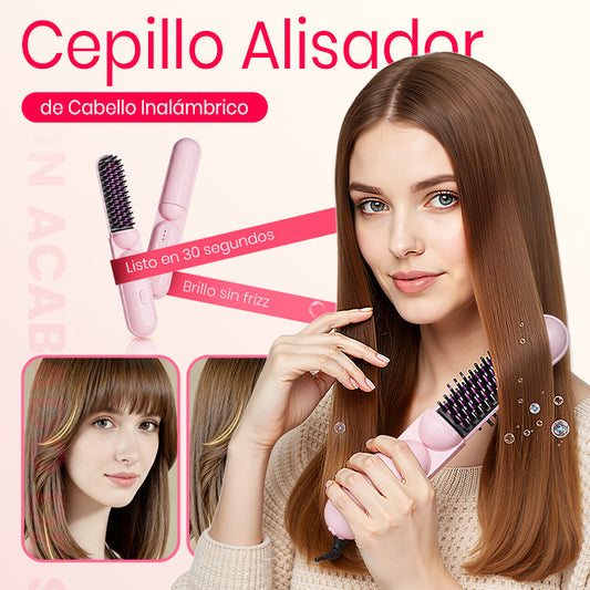 Peine alisador para cabello liso y rizado